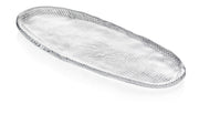 IVV - Diamante' - Oval tray in clear glass