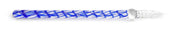 Jacques Herbin Straight Glass Pen – Sapphire Blue, 16 cm