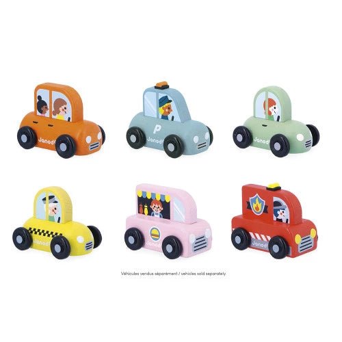 Janod - CROSS ROADS: FAMILY CAR Games & Toys