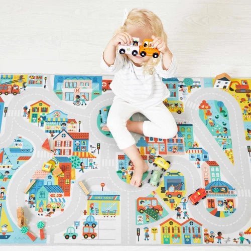 Janod - CROSS ROADS: FAMILY CAR Games & Toys