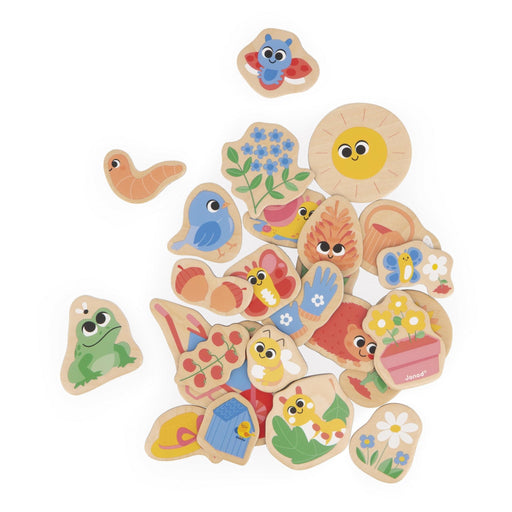 Janod - GARDEN MAGNETS - 24pcs Games & Toys