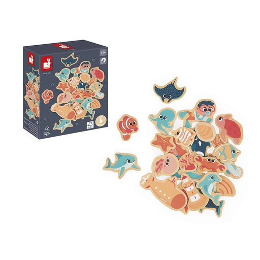 Janod - Sea world magnets - 24 pcs Games & Toys