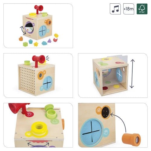 Janod - SENSORY: SENSORY BOX Games & Toys