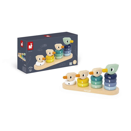 Janod - ZIGOLOS - STACKING DUCKS Toys & Games