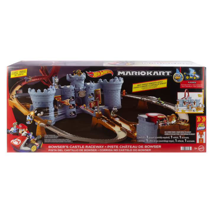 Hot Wheels - Mario Kart Bowser's Castle Track Set