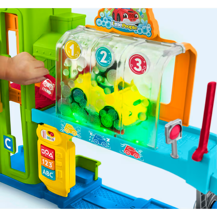Fisher-Price - LITTLE PEOPLE - Light-Up Learning Garage Playset