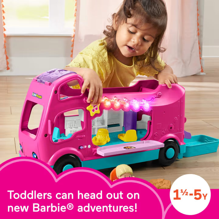 Fisher-Price - LITTLE PEOPLE - Camping-car de Rêve Barbie