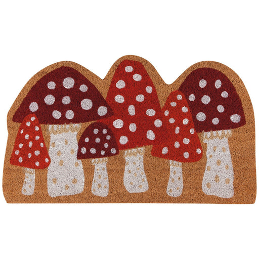 Jubilee - Mushroom Shaped Coir Doormat Home & Kitchen