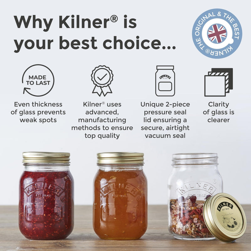 Kilner Preserve Jar Lid Seals | Set of 12 — Regular Size