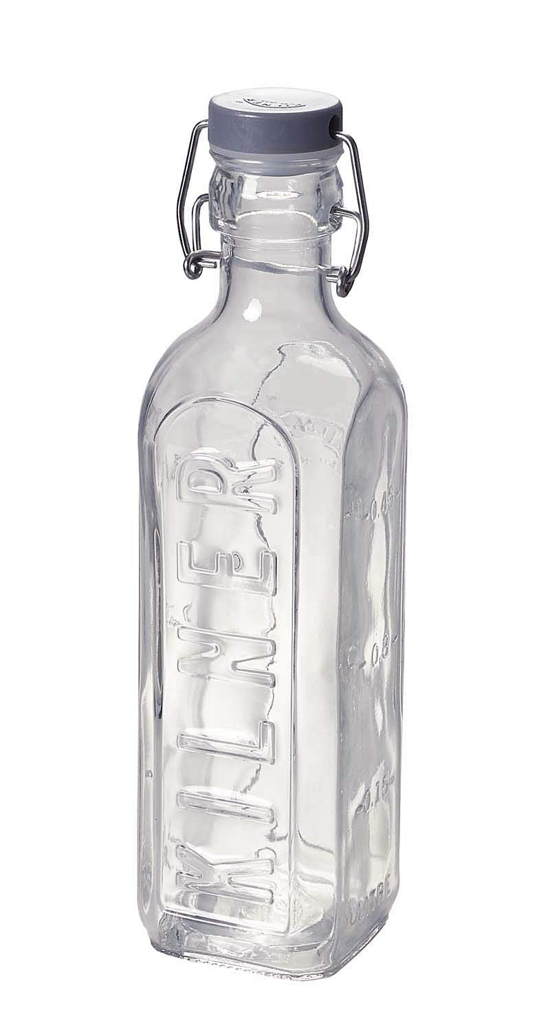 Kilner Square Clip-Top Bottle | 330 or 600 mL — 600 mL