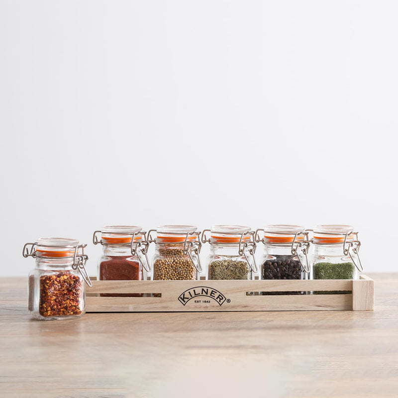 Kilner Square Clip-Top Spice Jar | 70 mL