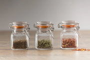 Kilner Square Clip-Top Spice Jar Set | 6 × 70 mL
