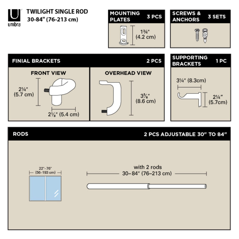 Twilight Blackout Curtain Rod - image 10