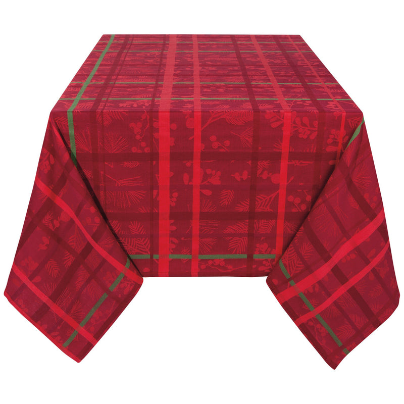 Now Designs by Danica - Winterberry Christmas Jacquard Tablecloth | 60 x 90 in / 152.4 x 228.6 cm