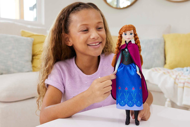Disney Frozen - Fashion Doll - Anna - Blue & Purple Outfit - Product detail or play view 2
