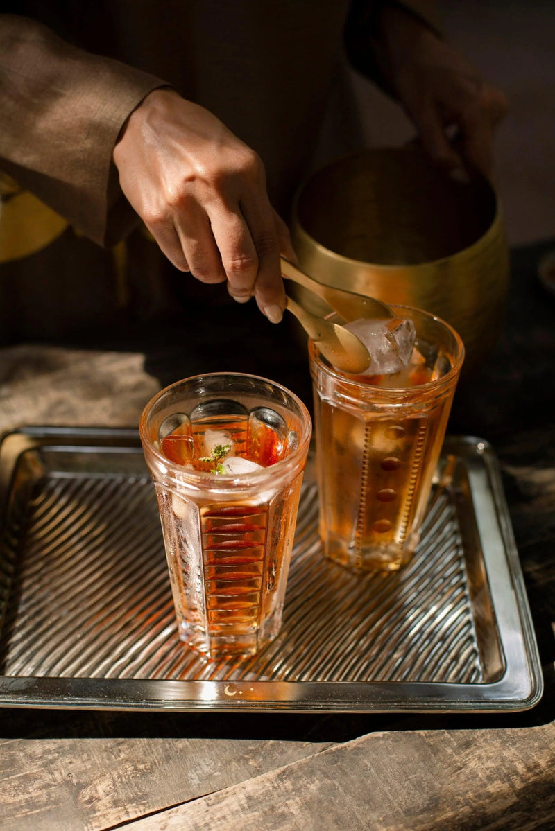 La Rochere - Saga Highball Glass - 34.8cl Home & Kitchen Almond