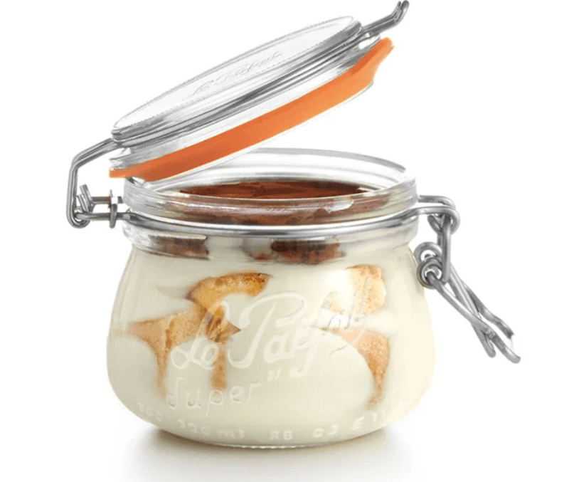 LE PARFAIT - SUPER BOCAL Clip - Top Jar for Preserving and Storage Home & Kitchen 3L/96OZ SINGLE