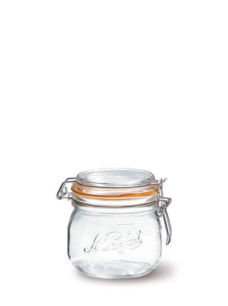 LE PARFAIT - SUPER BOCAL Clip - Top Jar for Preserving and Storage Home & Kitchen 500ML/16OZ SINGLE