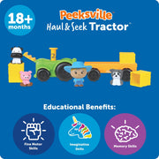 Learning Resources - Peeksville Haul & Seek Tractor Games & Toys