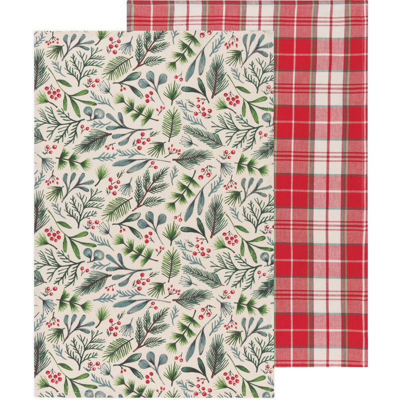 Now Designs - Bough & Berry Dishtowels Set of 2