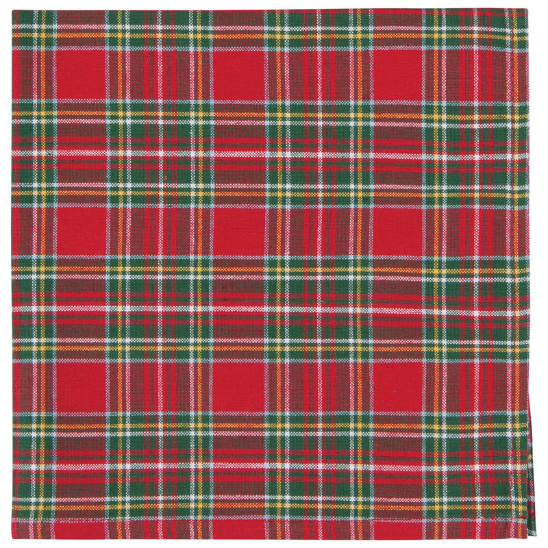 Now Designs - Christmas Plaid Napkins Set of 4