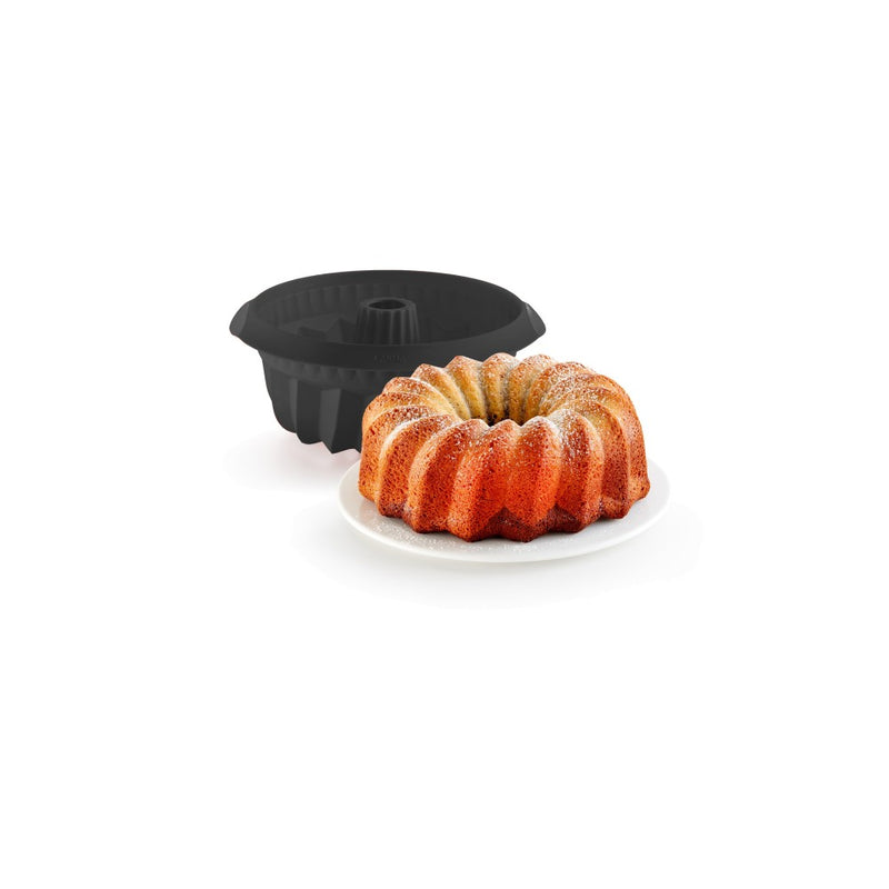 Lékué - Deep Savarin Cake Mould Black 22cm
