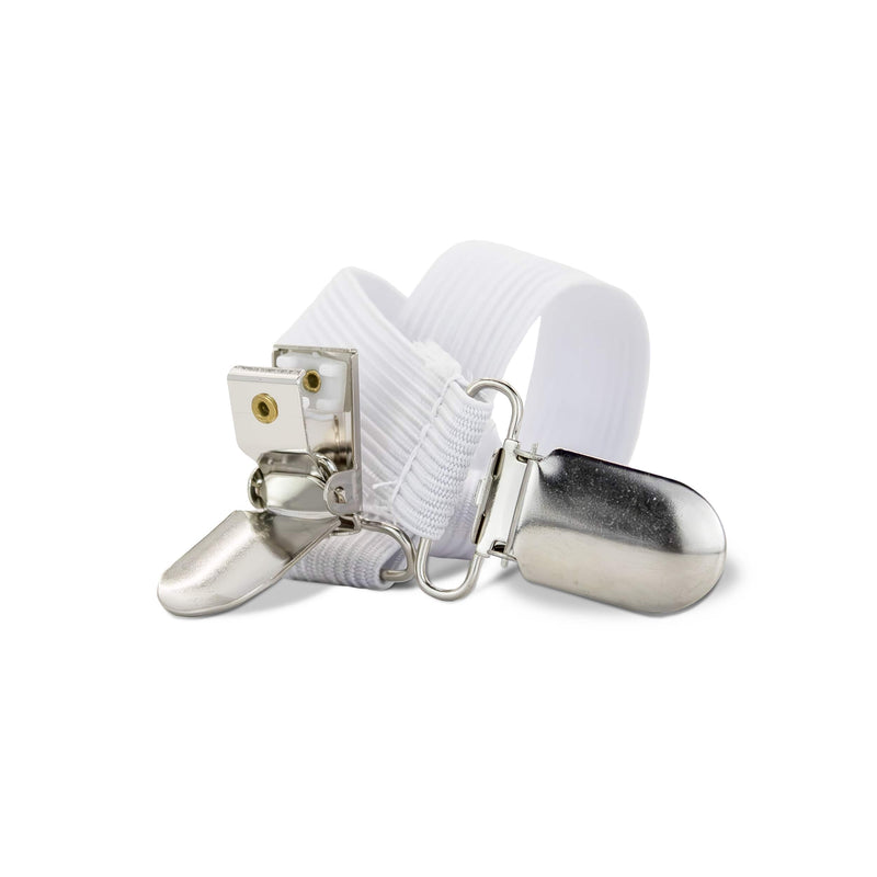 Loytel – Adjustable Table Cover Strap with Clips | White