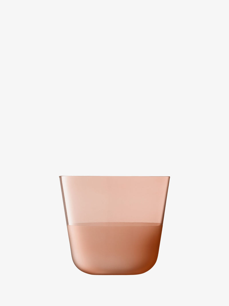 LSA - Arc Contrast - Tumblers (Set of 2) | 260 mL - Coral - product view