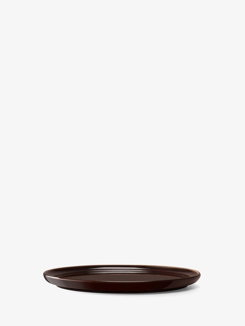 LSA - Collective - Side Plate | Ø17 cm - Mocha - product view