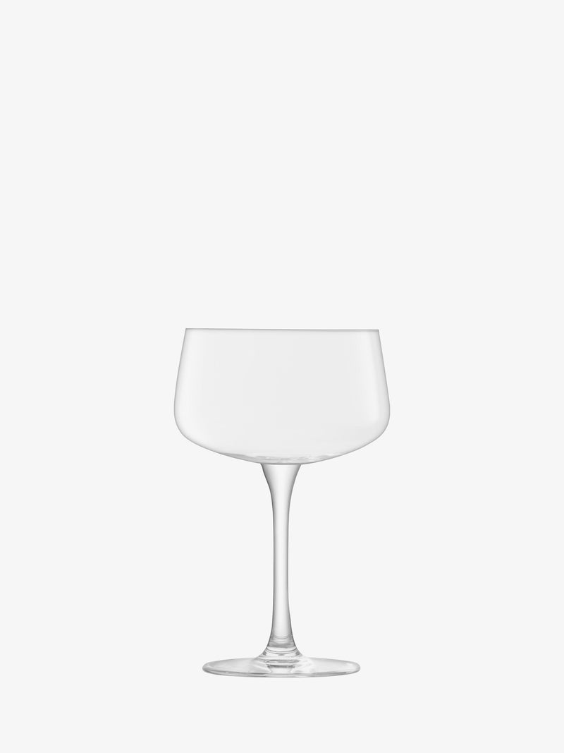 LSA International - Arc Contrast Cocktail Saucer Cobalt x 2 Home & Kitchen