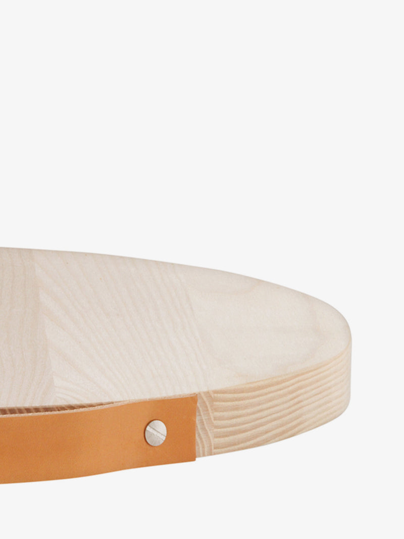 LSA International - Utility Board Ash & Leather Handle - 25cm Home & Kitchen