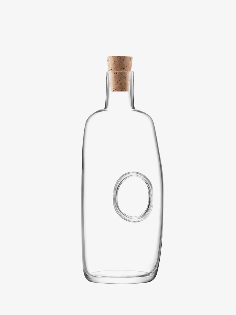 LSA - Void Carafe & Cork Stopper 1.1L Clear Home & Kitchen