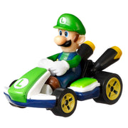 Hot Wheels - Mario Kart 1:64 Scale Die-Cast Vehicle - Luigi