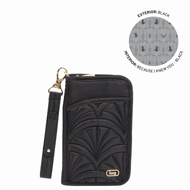 Lug - Wicked x Lug Tandem Zip RFID Wallet - Black