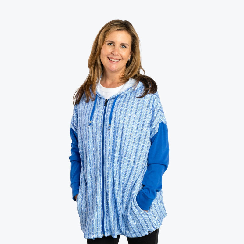 LUG - Gilet zippé en tricot brossé Bolero