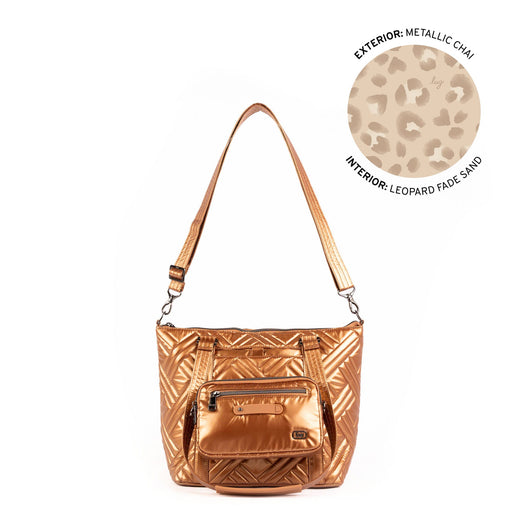 LUG - Catamaran Tote Bag & Removable Pouch Luggage & Bags METALLIC CHAI