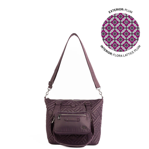 LUG - Catamaran Tote Bag & Removable Pouch Luggage & Bags PLUM