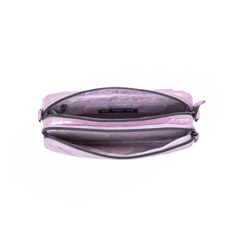 LUG - Coupe XL Plus Convertible Crossbody Bag _ METALLIC BUBBLE PURPLE Luggage & Bags