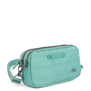 LUG - Coupe XL Plus Convertible Crossbody Bag with Charm Bar Luggage & Bags METALLIC SILVER
