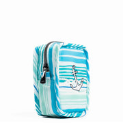 LUG - Embroidered Drizzle Zip Storage Pouch Luggage & Bags LOVE WAVES AQUA