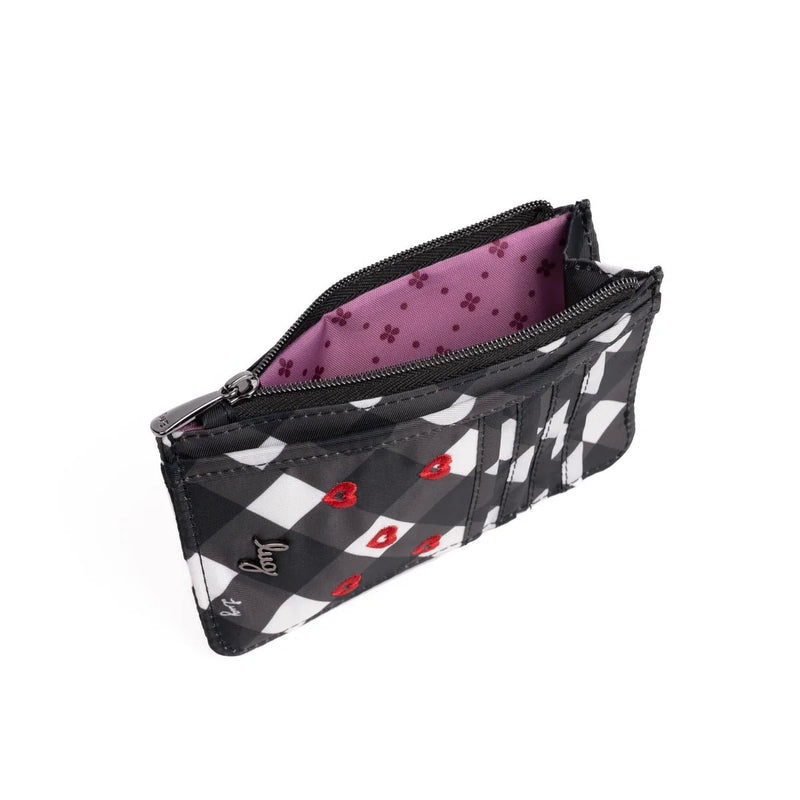 LUG - Portefeuille RFID brodé avec glissière