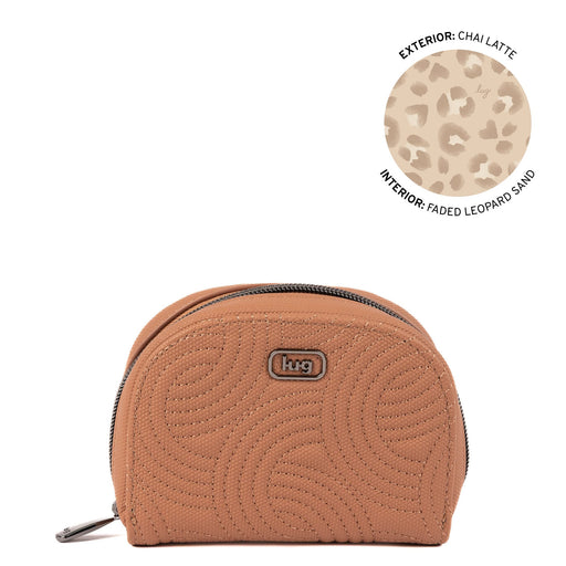 LUG - Kolo Mini Jewelry Matte Luxe VL Pouch with Charm Bar Luggage & Bags CHAI LATTE