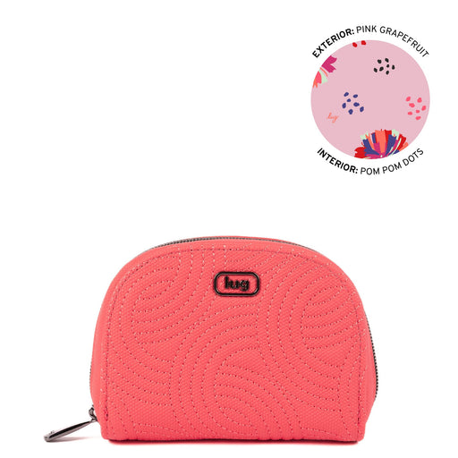 LUG - Kolo Mini Jewelry Matte Luxe VL Pouch with Charm Bar Luggage & Bags PINK GRAPEFRUIT