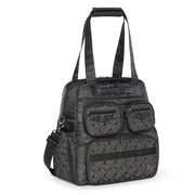 Lug Puddle Jumper LE tote in Black Rainbow, alternate view