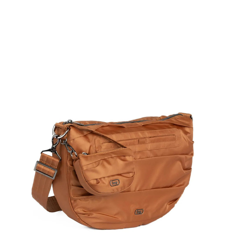 LUG - Sac bandoulière plissé Scuffle avec pochette Disco
