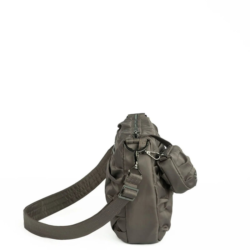 LUG - Sac bandoulière plissé Scuffle avec pochette Disco