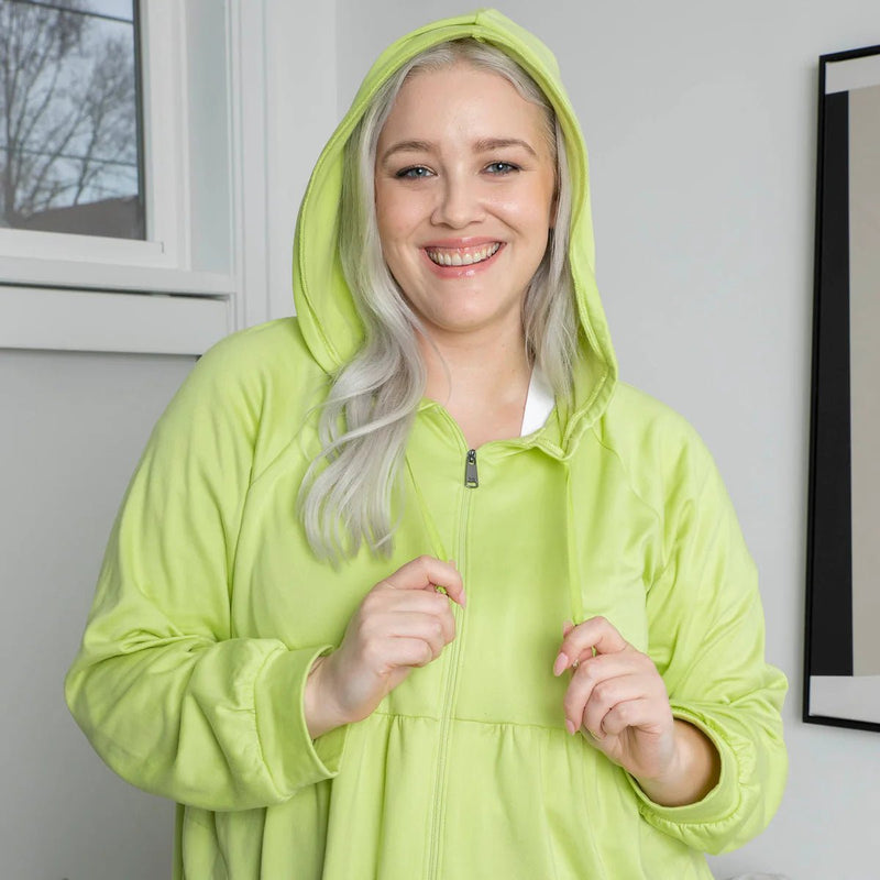LUG - Veste zippée en jersey brossé Shimmy