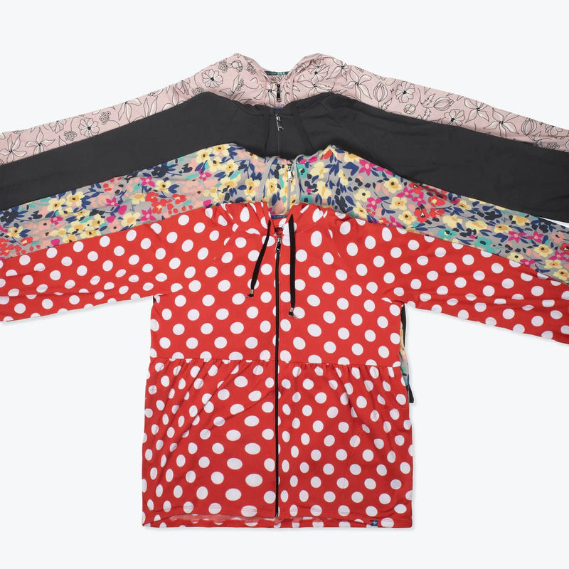 LUG - Veste zippée en jersey brossé Shimmy