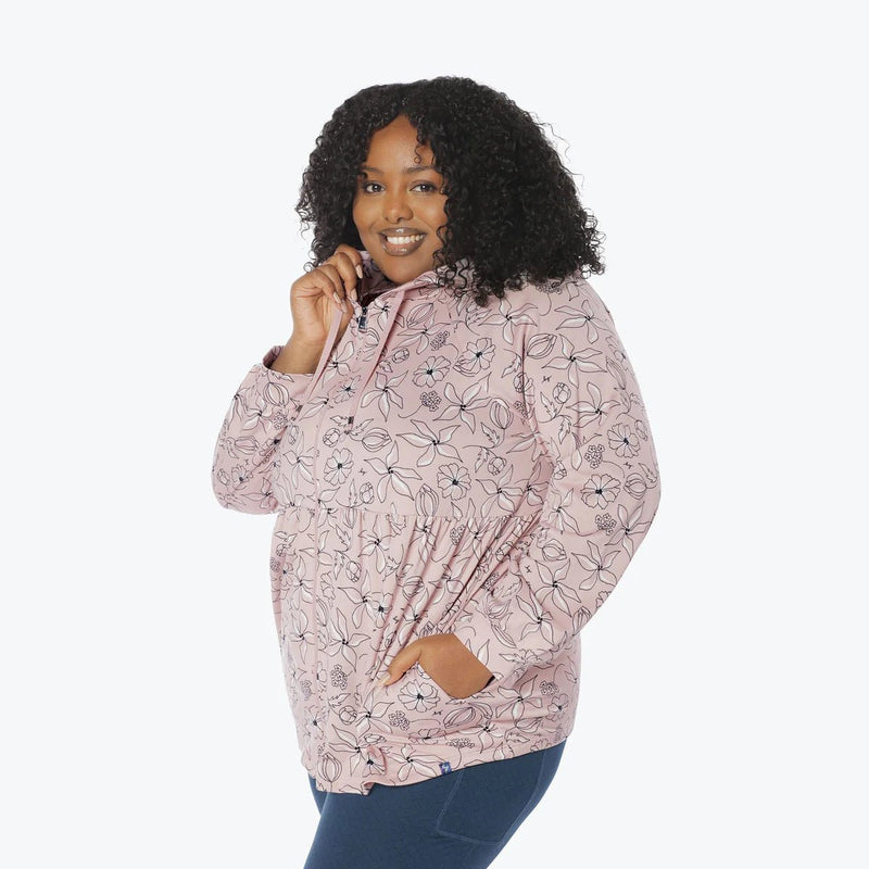LUG - Veste zippée en jersey brossé Shimmy
