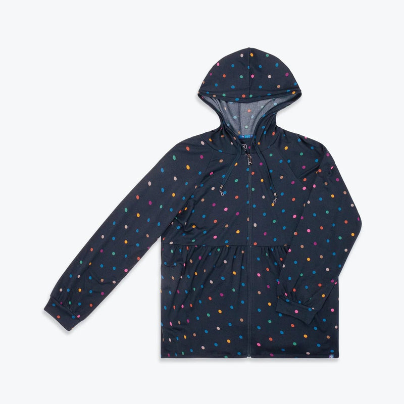 LUG - Veste zippée en jersey brossé Shimmy